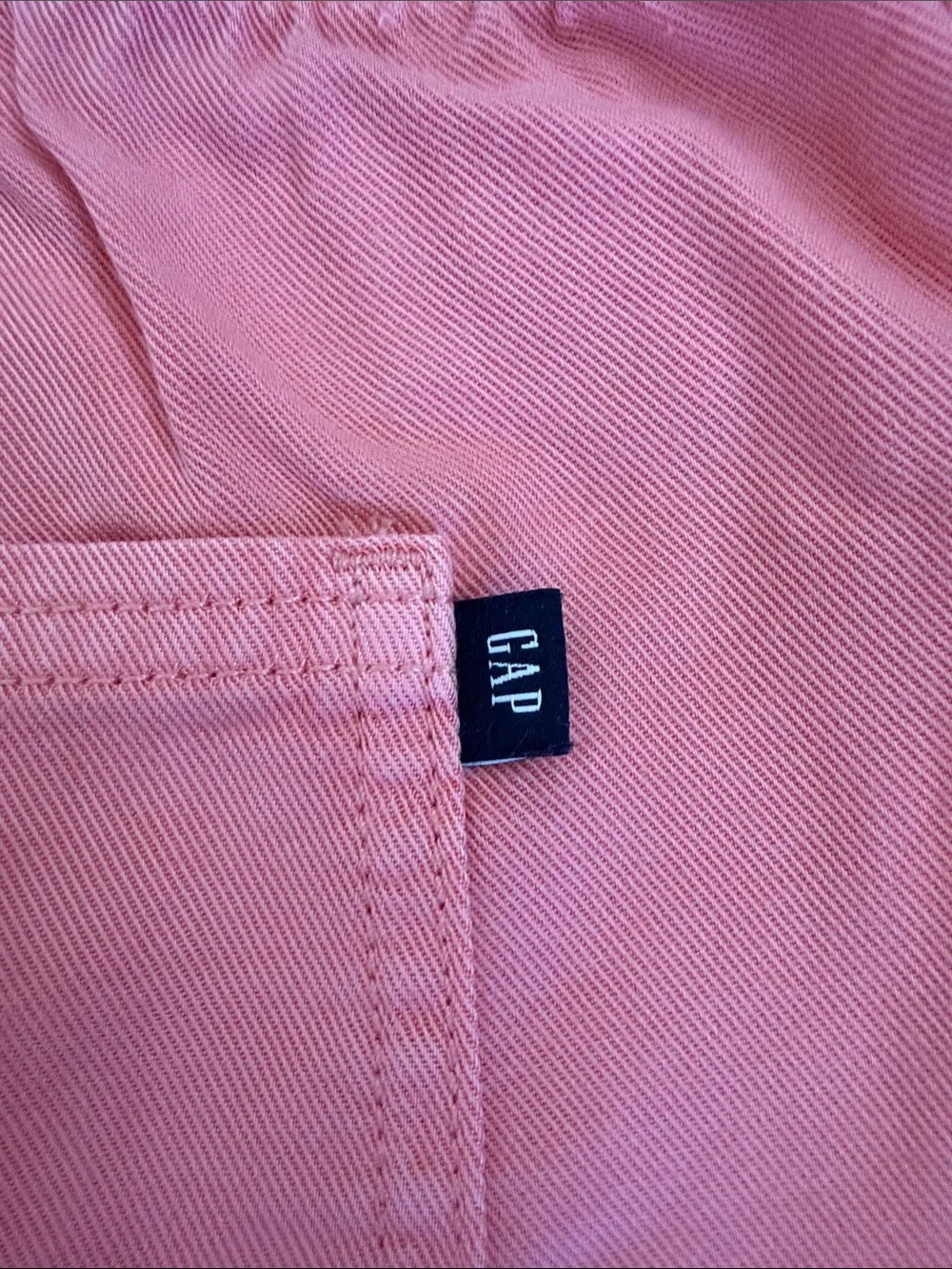Gap Lyocell Pull On Shorts Peachy Pink Elastic Waist Casual Lounge Size Large